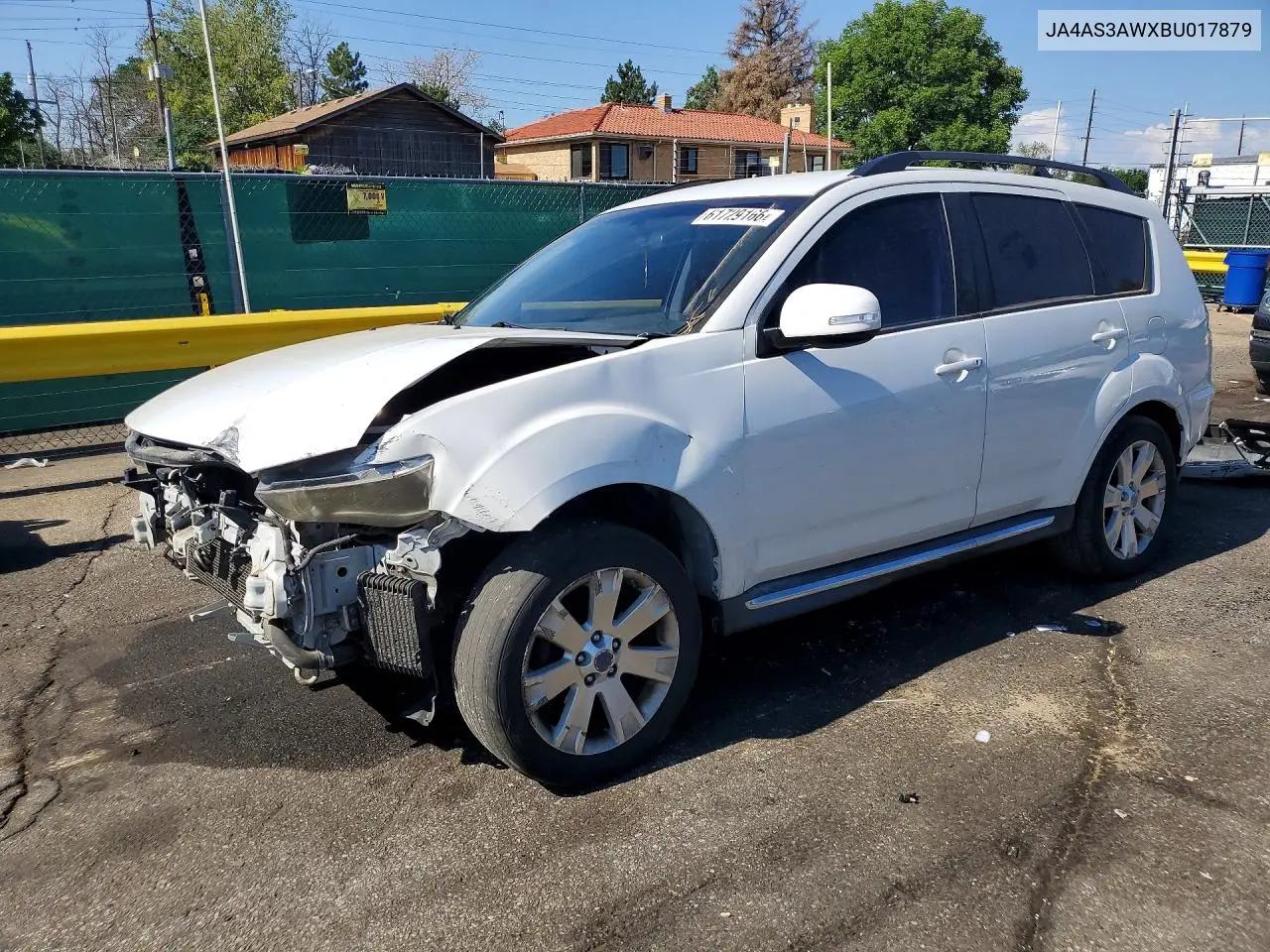 2011 Mitsubishi Outlander Se VIN: JA4AS3AWXBU017879 Lot: 61729166
