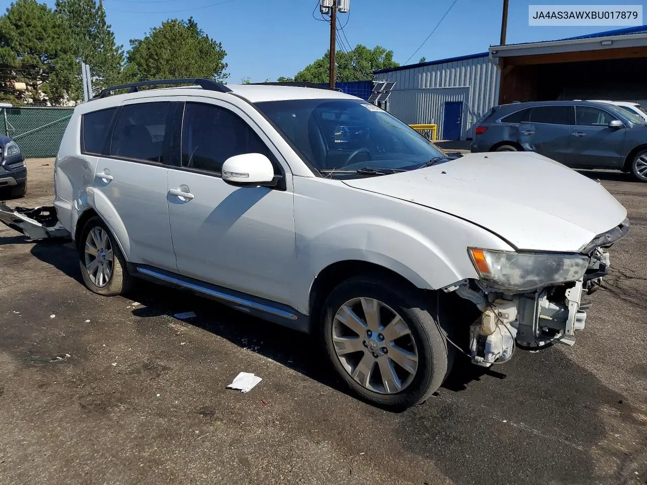 2011 Mitsubishi Outlander Se VIN: JA4AS3AWXBU017879 Lot: 61729166