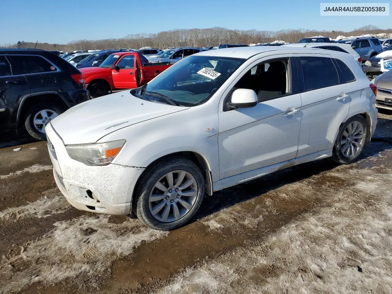2011 Mitsubishi Outlander Sport Se VIN: JA4AR4AU5BZ005383 Lot: 75824155