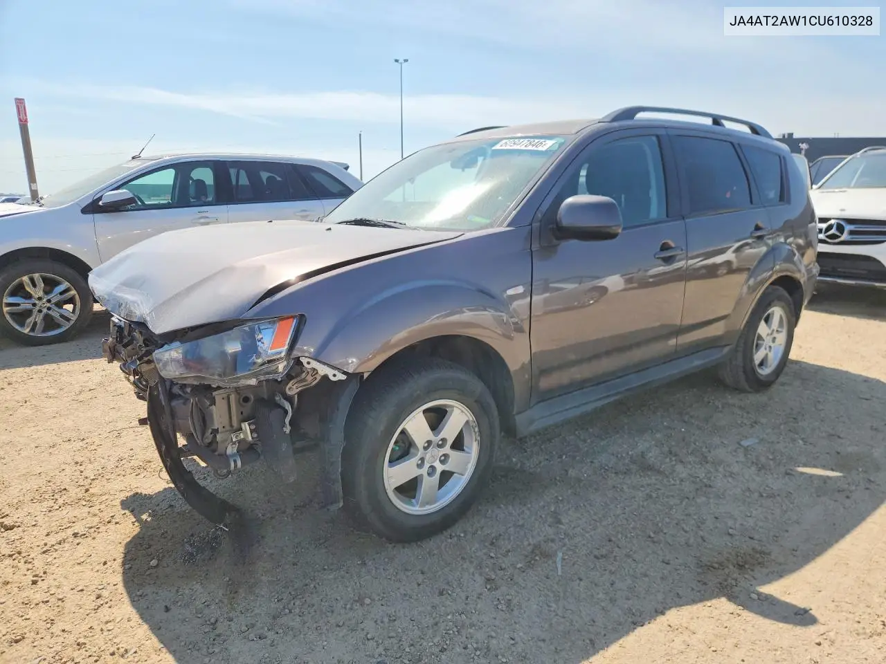 2012 Mitsubishi Outlander Es VIN: JA4AT2AW1CU610328 Lot: 60947846