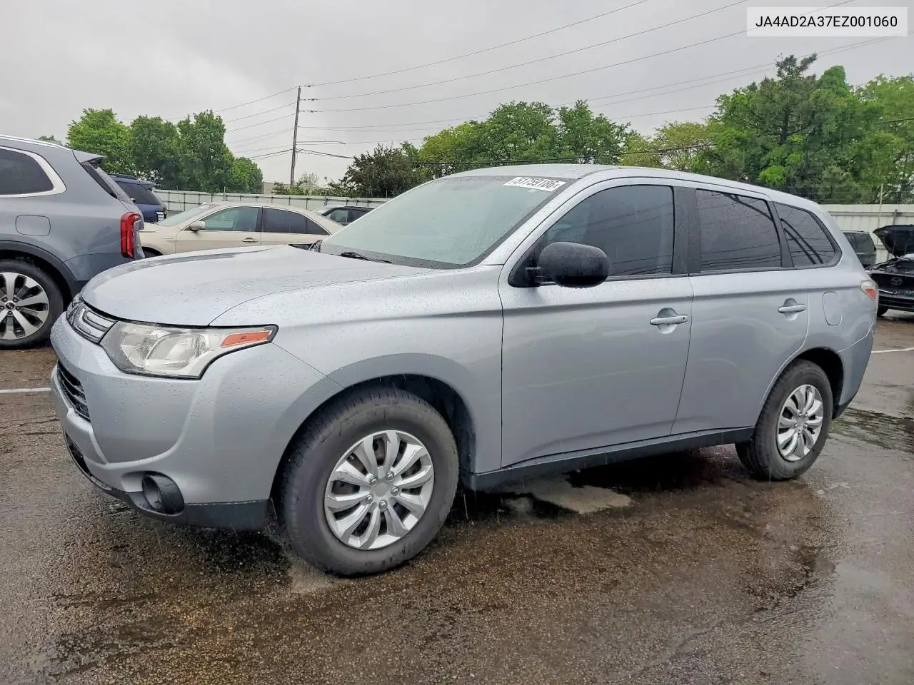 2014 Mitsubishi Outlander Es VIN: JA4AD2A37EZ001060 Lot: 51759186