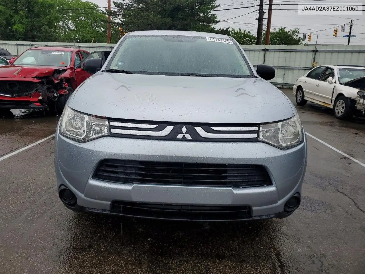 2014 Mitsubishi Outlander Es VIN: JA4AD2A37EZ001060 Lot: 51759186