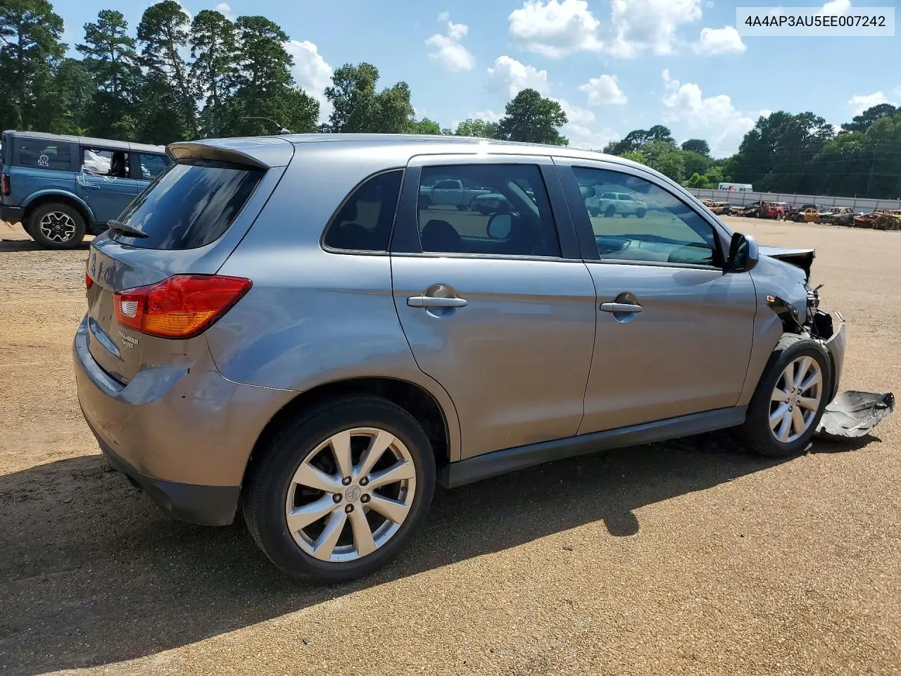 2014 Mitsubishi Outlander Sport Es VIN: 4A4AP3AU5EE007242 Lot: 57503646