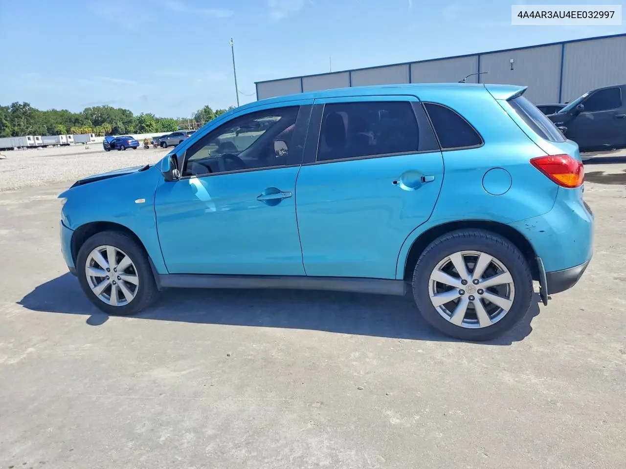 2014 Mitsubishi Outlander Sport Es VIN: 4A4AR3AU4EE032997 Lot: 58045276
