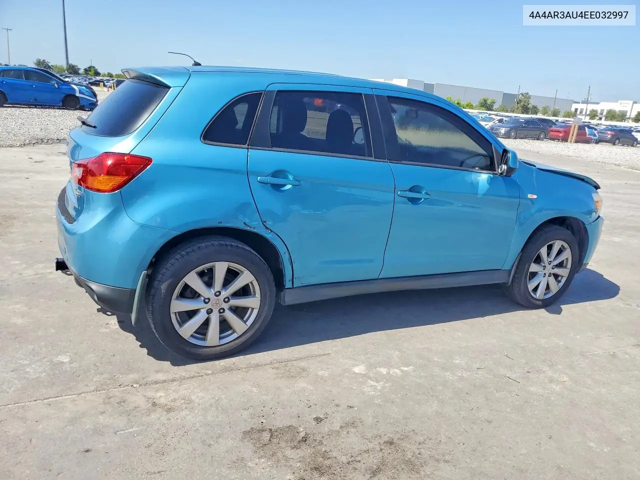 2014 Mitsubishi Outlander Sport Es VIN: 4A4AR3AU4EE032997 Lot: 58045276