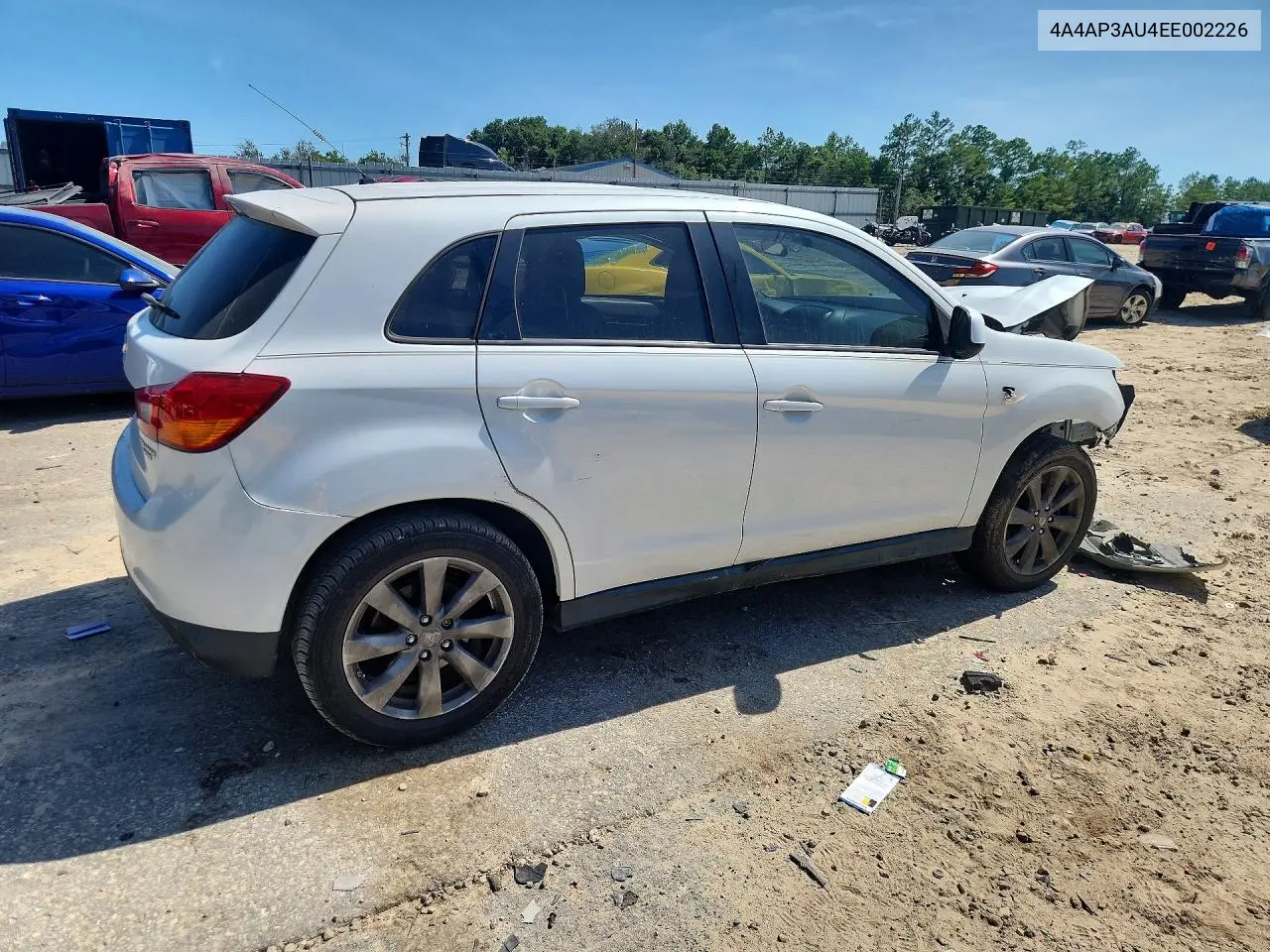 2014 Mitsubishi Outlander Sport Es VIN: 4A4AP3AU4EE002226 Lot: 58800676