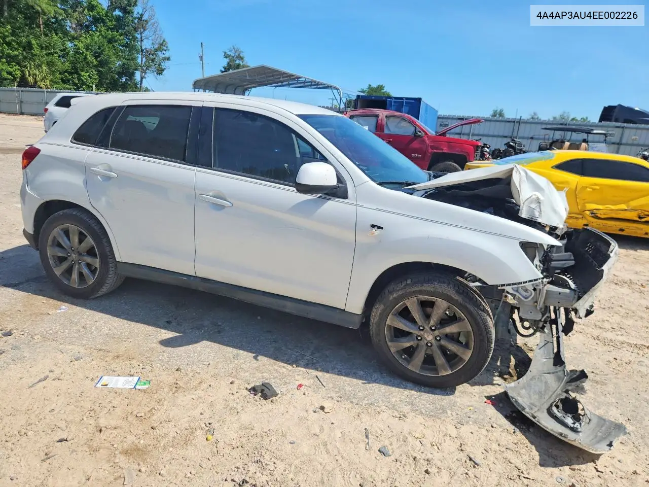 2014 Mitsubishi Outlander Sport Es VIN: 4A4AP3AU4EE002226 Lot: 58800676