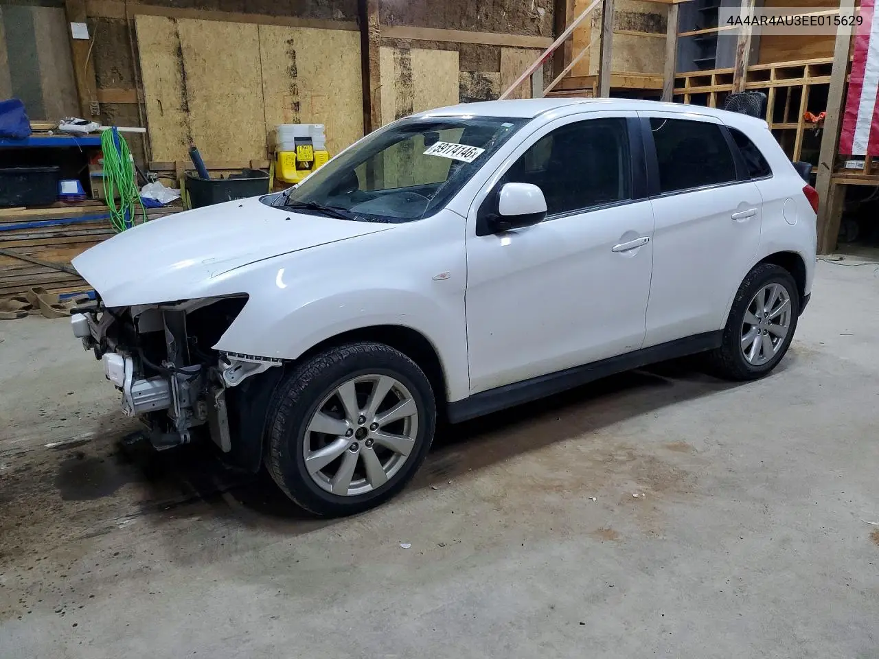 2014 Mitsubishi Outlander Sport Se VIN: 4A4AR4AU3EE015629 Lot: 59174146