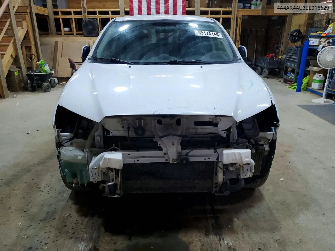 2014 Mitsubishi Outlander Sport Se VIN: 4A4AR4AU3EE015629 Lot: 59174146