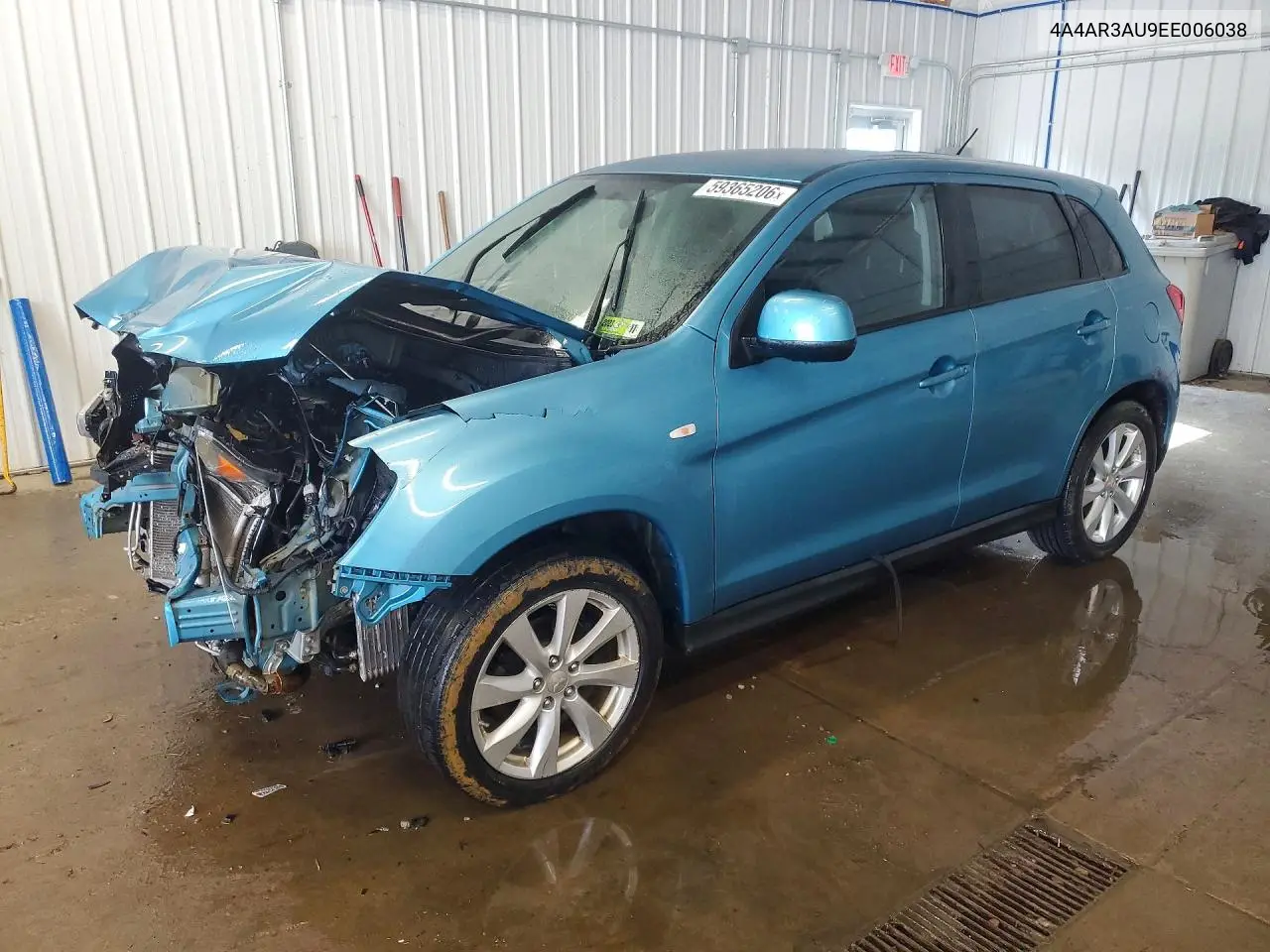2014 Mitsubishi Outlander Sport Es VIN: 4A4AR3AU9EE006038 Lot: 59365206