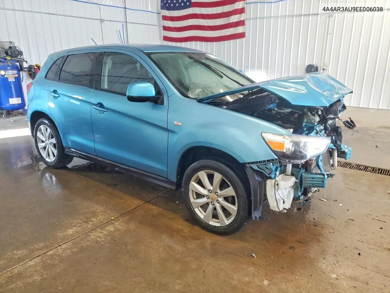2014 Mitsubishi Outlander Sport Es VIN: 4A4AR3AU9EE006038 Lot: 59365206