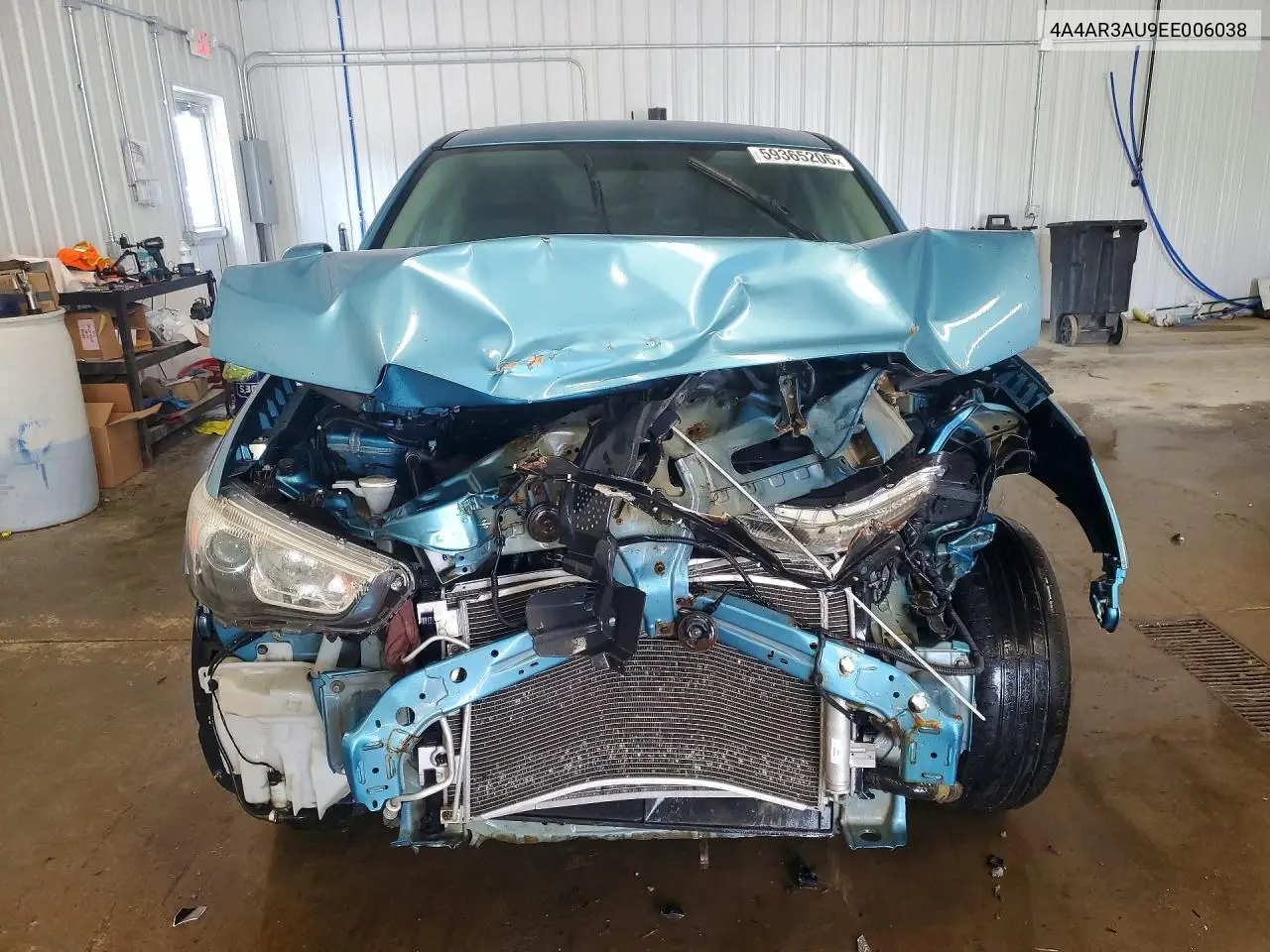 2014 Mitsubishi Outlander Sport Es VIN: 4A4AR3AU9EE006038 Lot: 59365206
