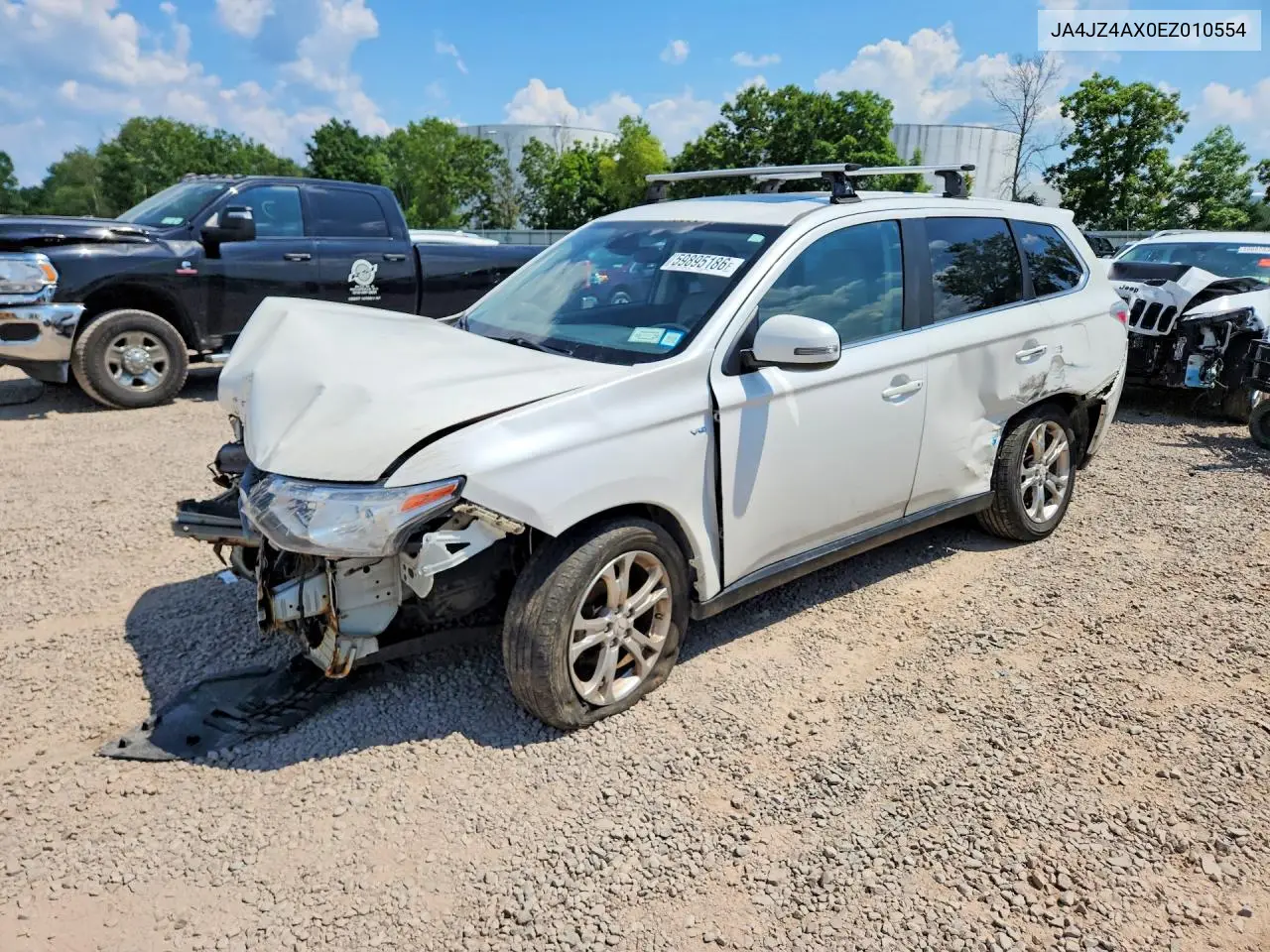 2014 Mitsubishi Outlander Gt VIN: JA4JZ4AX0EZ010554 Lot: 59895186