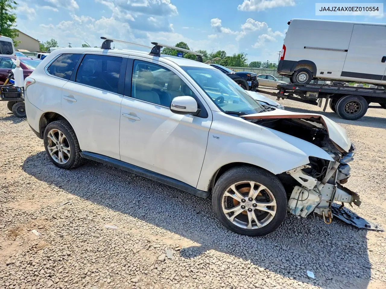 2014 Mitsubishi Outlander Gt VIN: JA4JZ4AX0EZ010554 Lot: 59895186