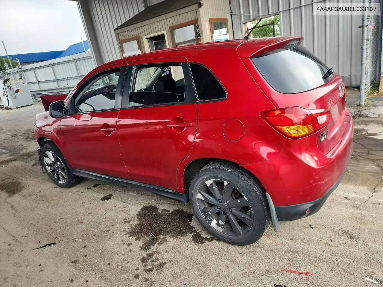 2014 Mitsubishi Outlander Sport Es VIN: 4A4AP3AU8EE033107 Lot: 60641296
