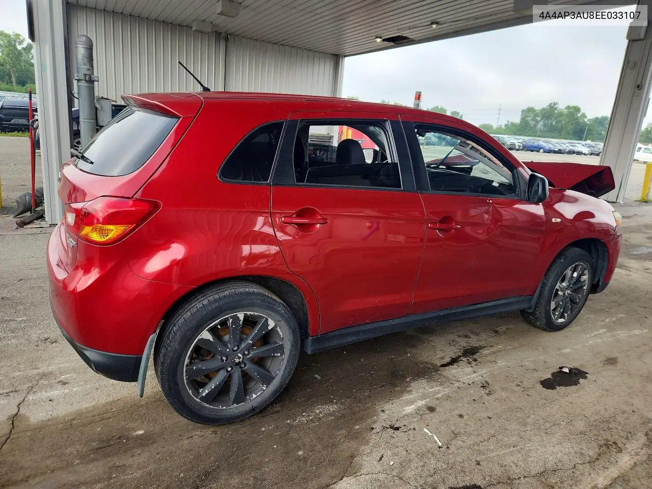 2014 Mitsubishi Outlander Sport Es VIN: 4A4AP3AU8EE033107 Lot: 60641296