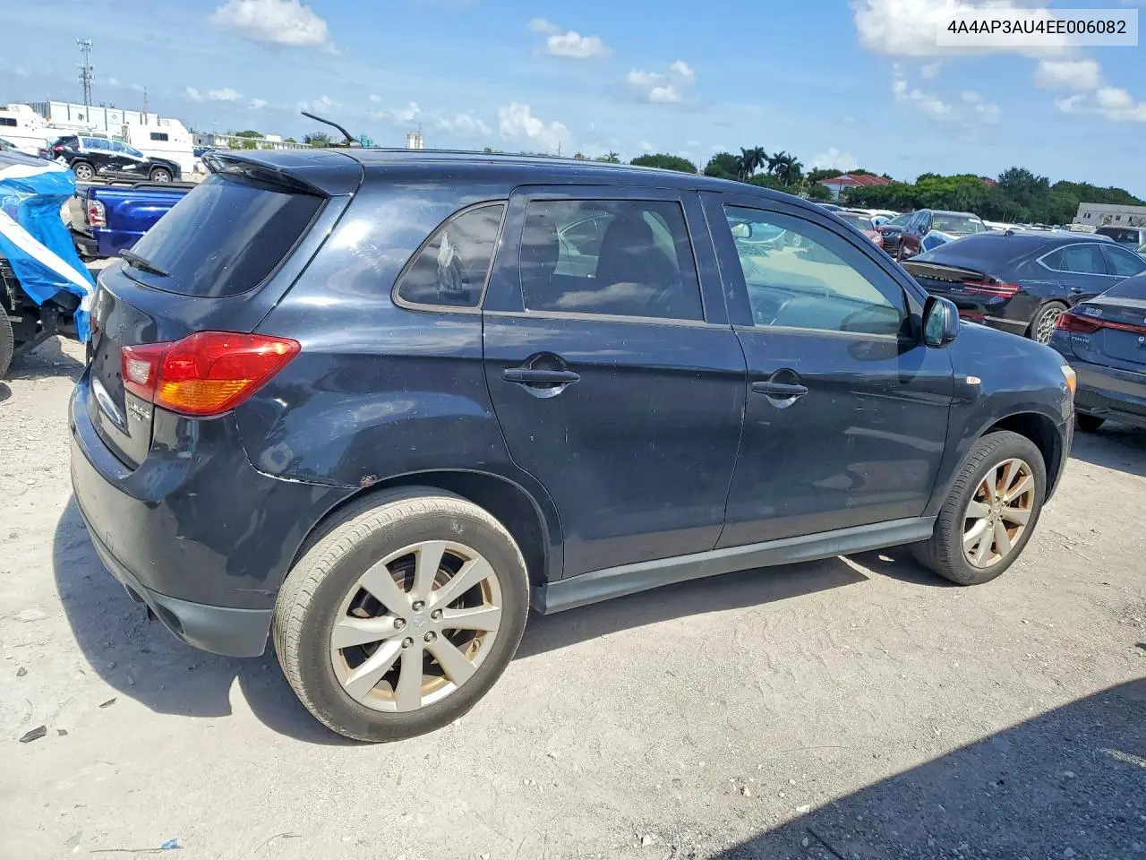 2014 Mitsubishi Outlander Sport Es VIN: 4A4AP3AU4EE006082 Lot: 62046586