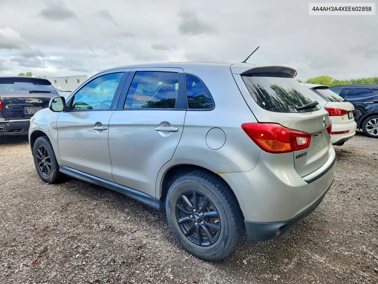 2014 Mitsubishi Rvr Es VIN: 4A4AH3A4XEE602858 Lot: 62291536