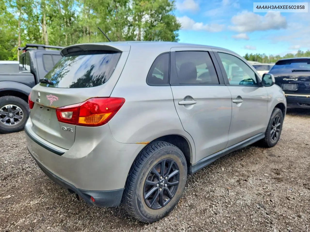 2014 Mitsubishi Rvr Es VIN: 4A4AH3A4XEE602858 Lot: 62291536