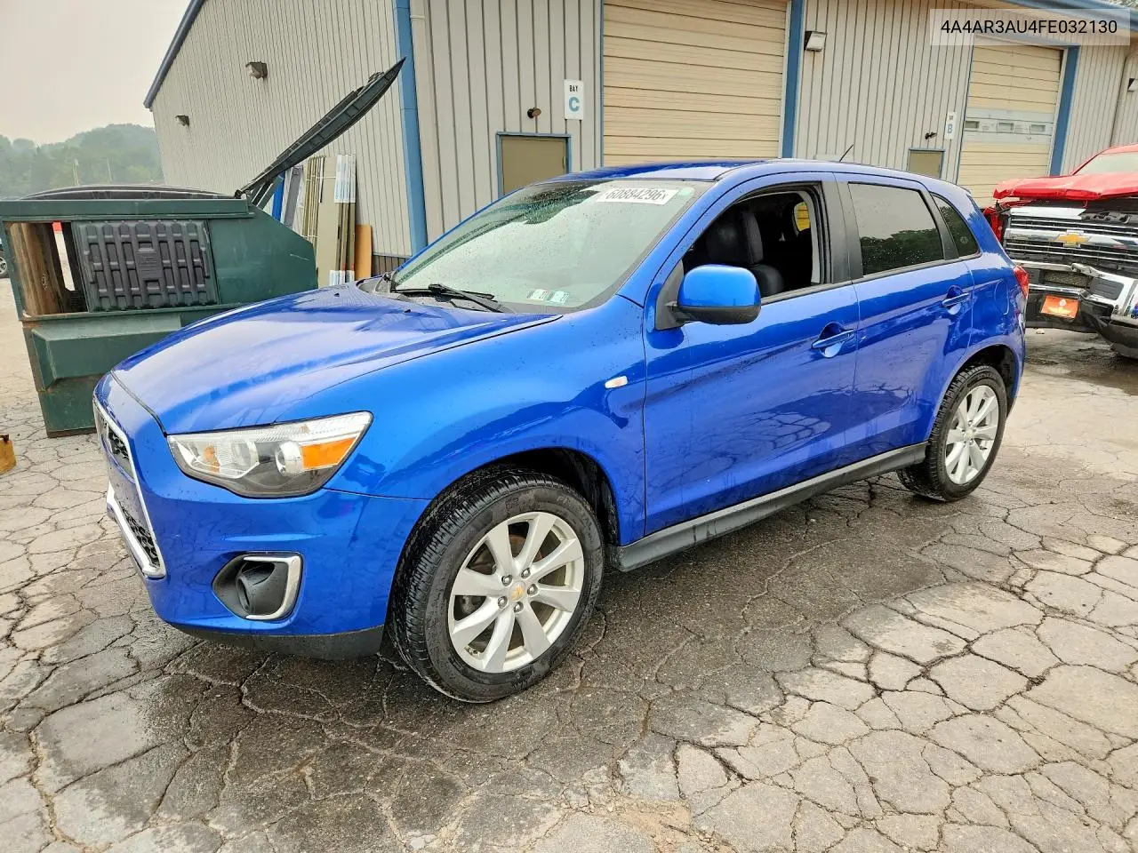 2015 Mitsubishi Outlander Sport Es VIN: 4A4AR3AU4FE032130 Lot: 60884296