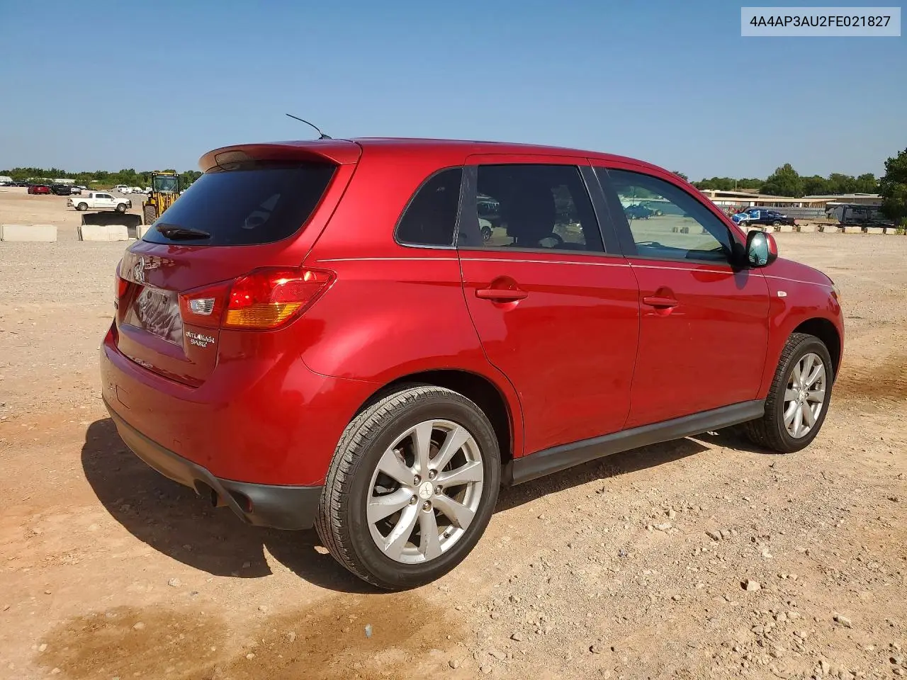 2015 Mitsubishi Outlander Sport Es VIN: 4A4AP3AU2FE021827 Lot: 61325066
