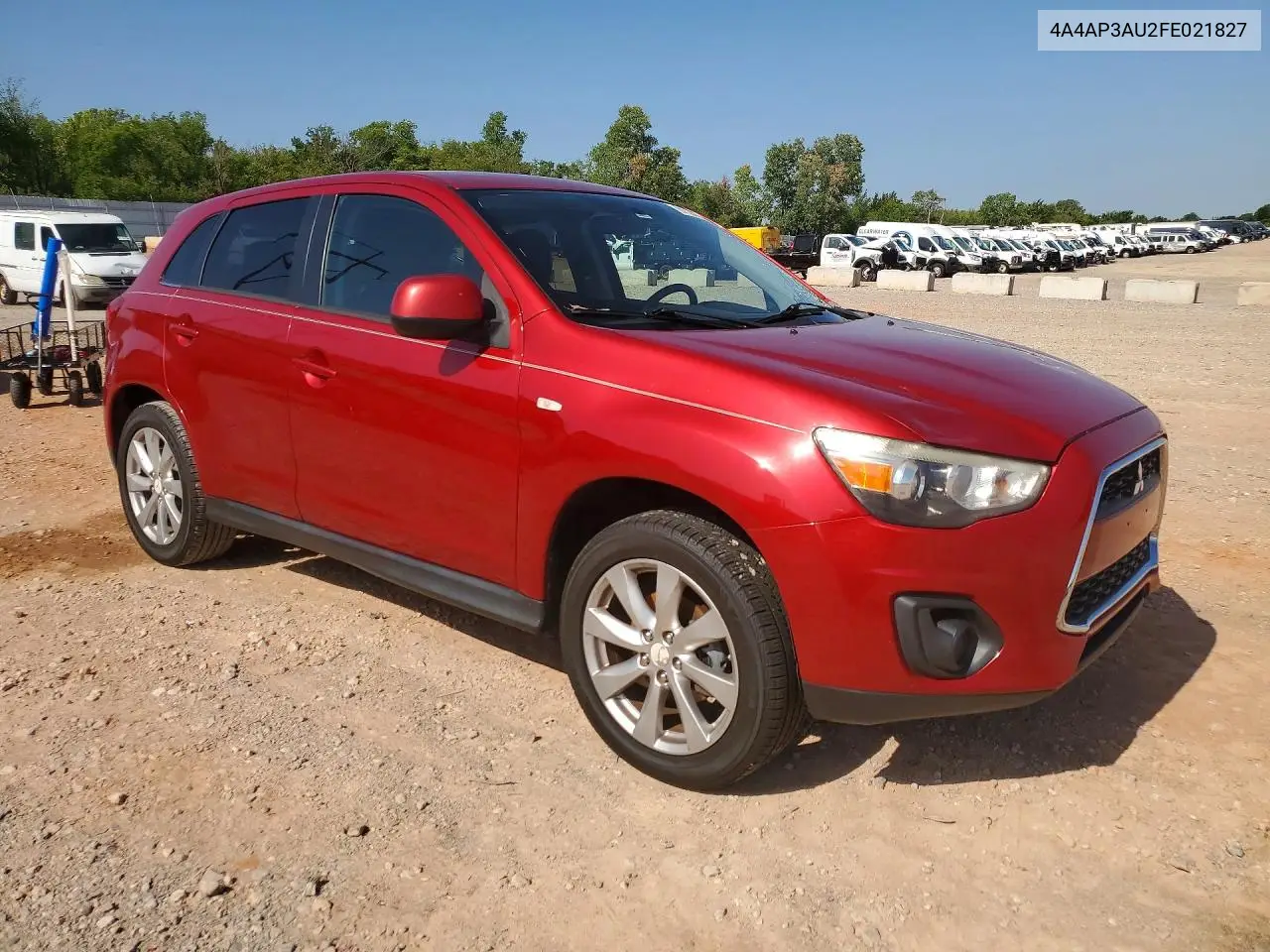 2015 Mitsubishi Outlander Sport Es VIN: 4A4AP3AU2FE021827 Lot: 61325066