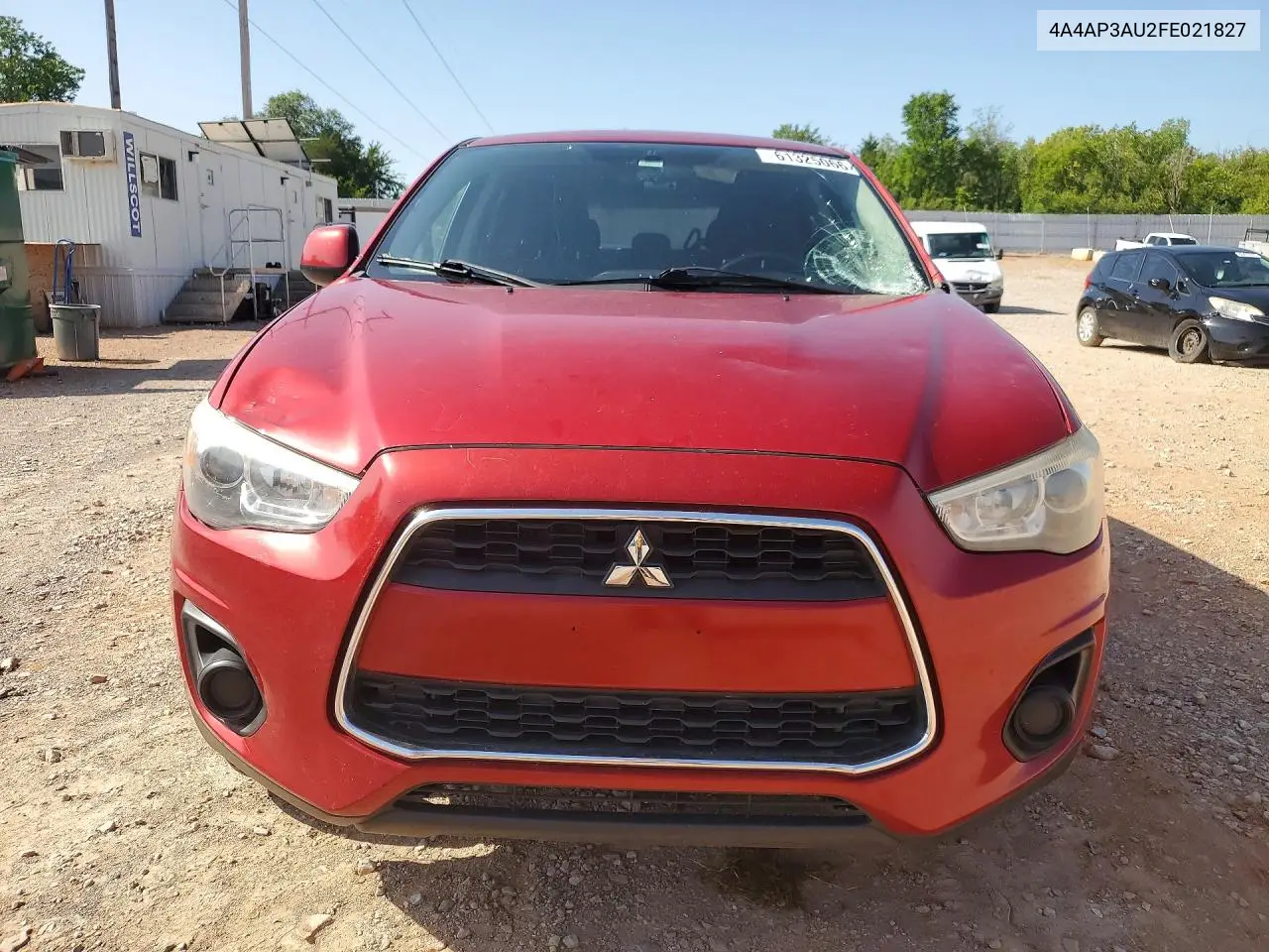 2015 Mitsubishi Outlander Sport Es VIN: 4A4AP3AU2FE021827 Lot: 61325066