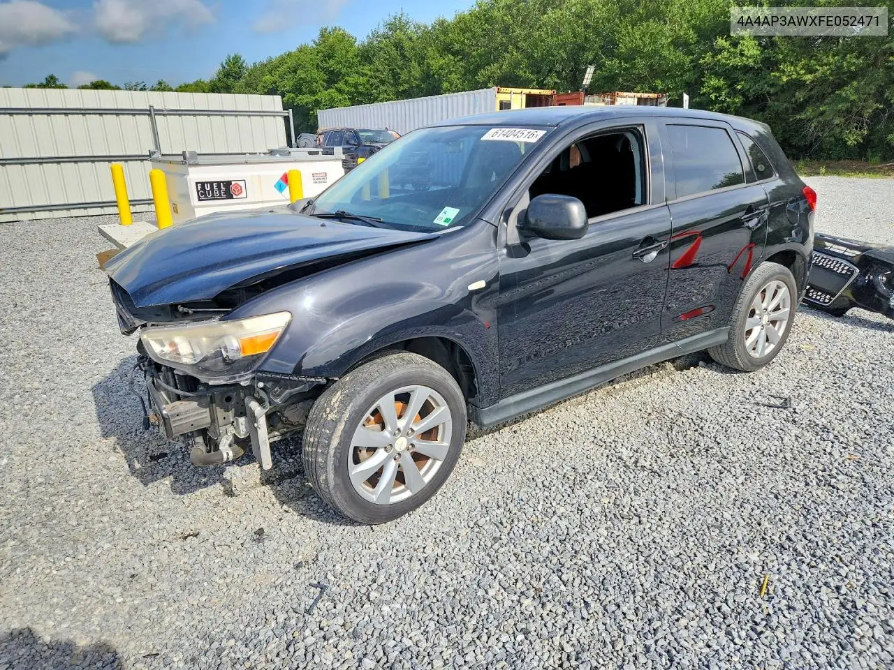 2015 Mitsubishi Outlander Sport Es VIN: 4A4AP3AWXFE052471 Lot: 61404516