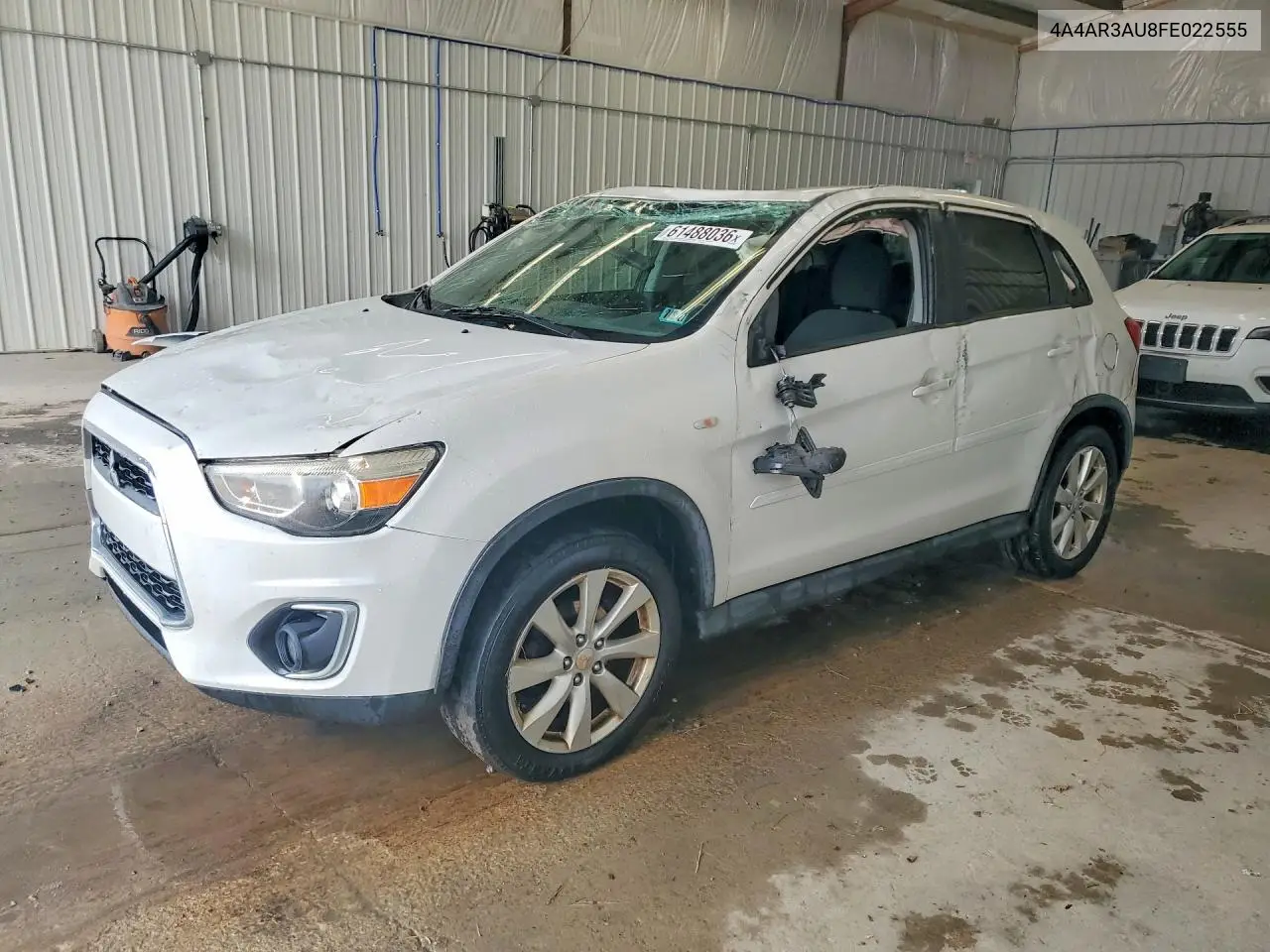2015 Mitsubishi Outlander Sport Es VIN: 4A4AR3AU8FE022555 Lot: 61488036