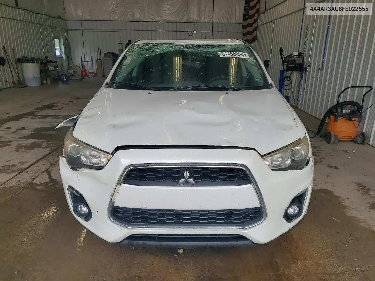 2015 Mitsubishi Outlander Sport Es VIN: 4A4AR3AU8FE022555 Lot: 61488036