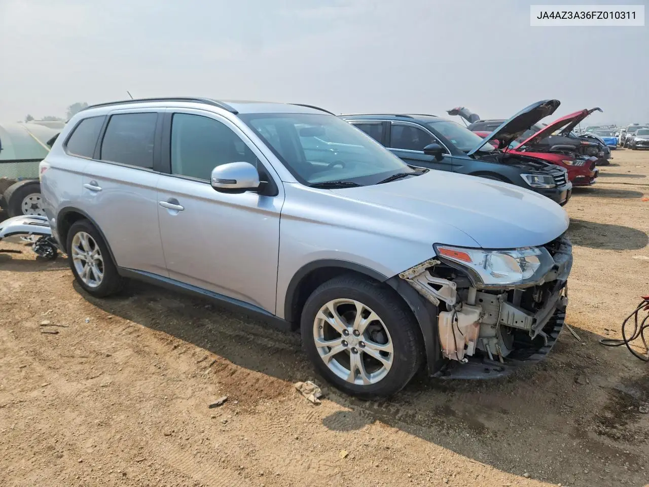 2015 Mitsubishi Outlander Se VIN: JA4AZ3A36FZ010311 Lot: 61512106