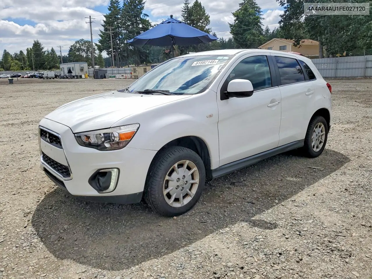 2015 Mitsubishi Outlander Sport Se VIN: 4A4AR4AU1FE027120 Lot: 61592146