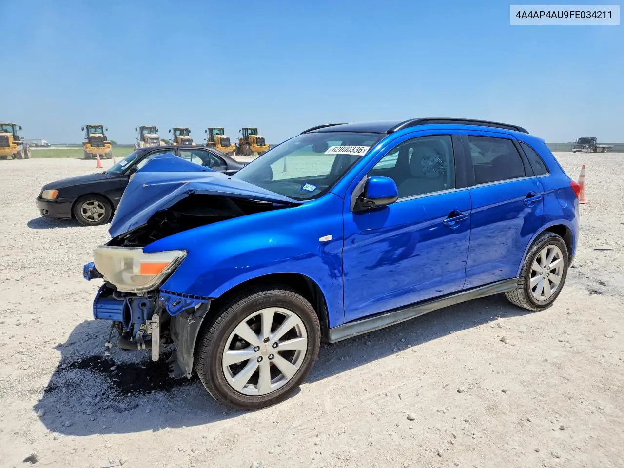2015 Mitsubishi Outlander Sport Se VIN: 4A4AP4AU9FE034211 Lot: 62000336