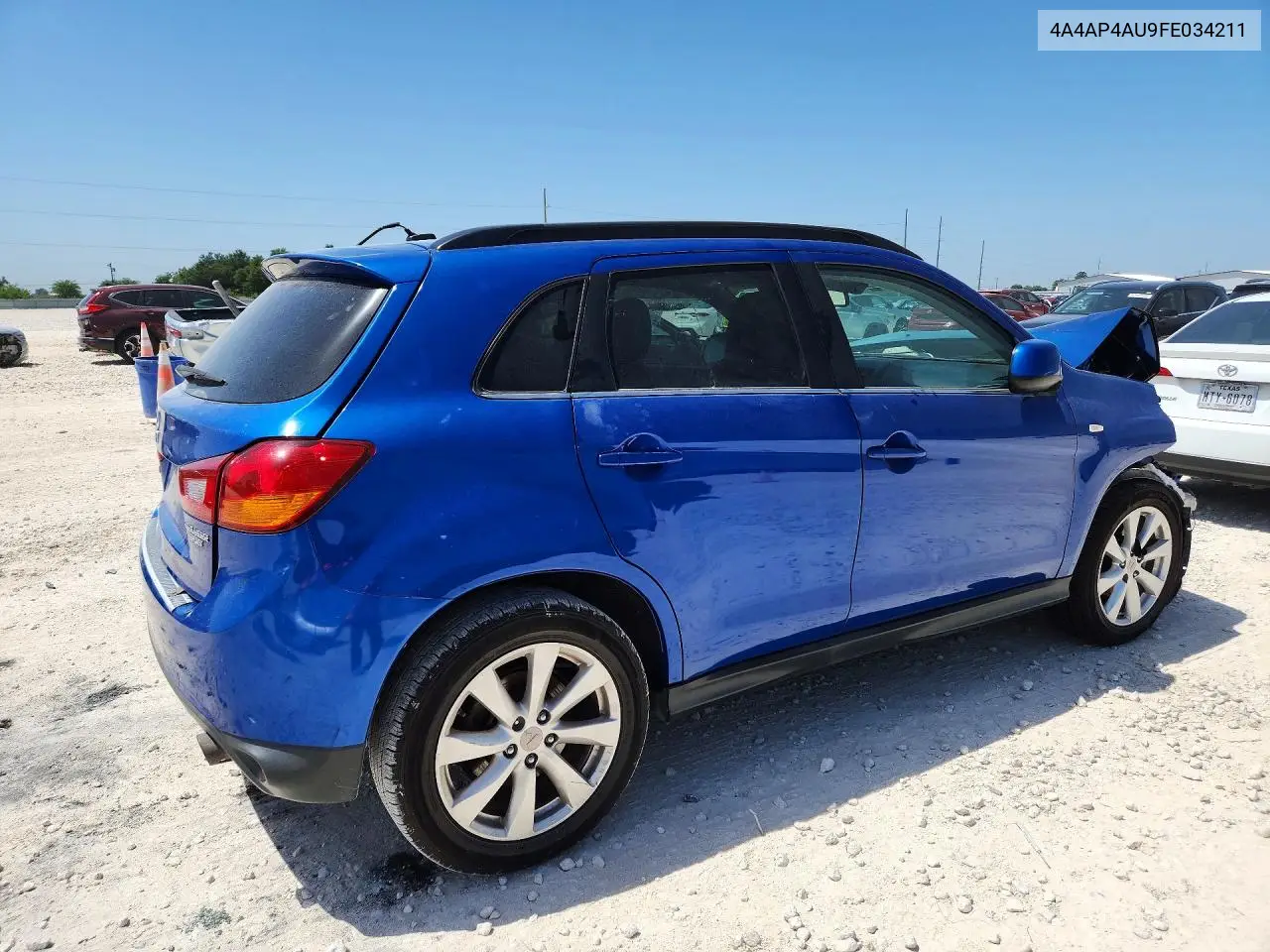 2015 Mitsubishi Outlander Sport Se VIN: 4A4AP4AU9FE034211 Lot: 62000336