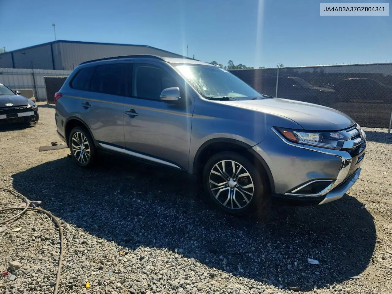 2016 Mitsubishi Outlander Se VIN: JA4AD3A37GZ004341 Lot: 55650566