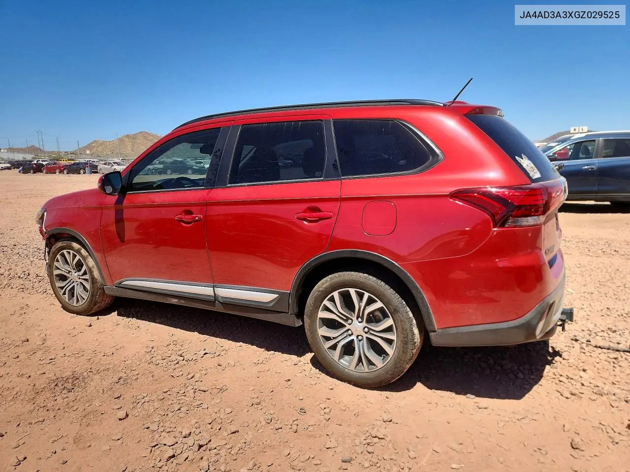 2016 Mitsubishi Outlander Se VIN: JA4AD3A3XGZ029525 Lot: 56186906