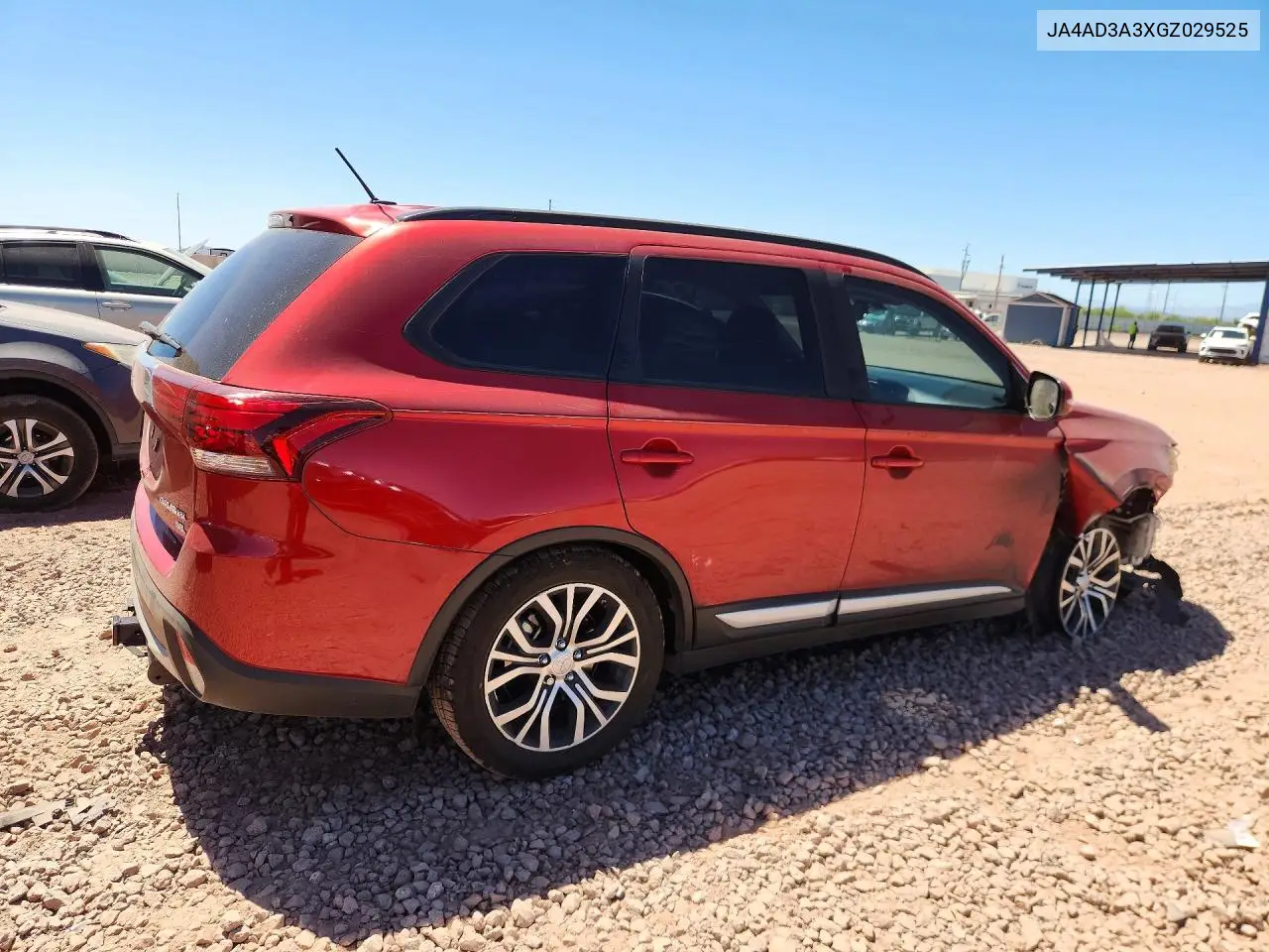 2016 Mitsubishi Outlander Se VIN: JA4AD3A3XGZ029525 Lot: 56186906