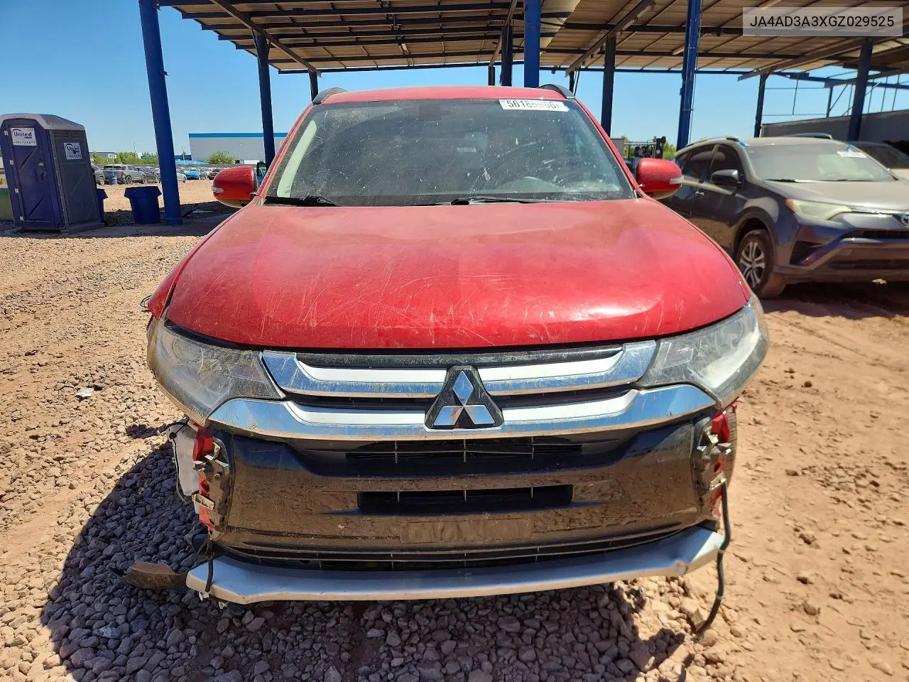 2016 Mitsubishi Outlander Se VIN: JA4AD3A3XGZ029525 Lot: 56186906