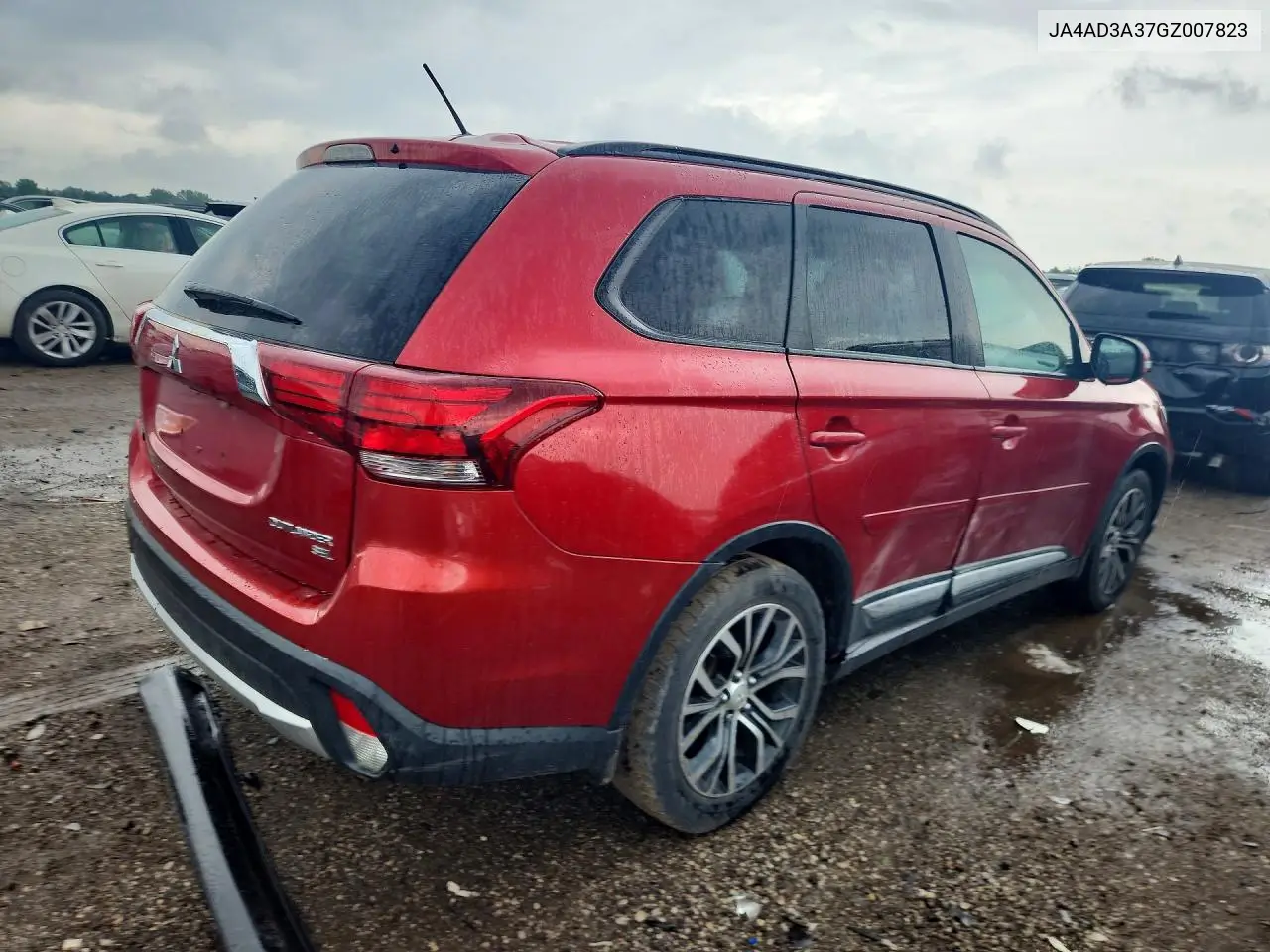 2016 Mitsubishi Outlander Se VIN: JA4AD3A37GZ007823 Lot: 58700116