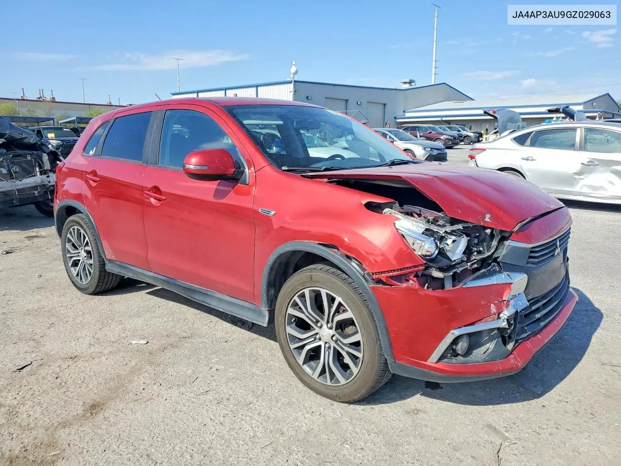 2016 Mitsubishi Outlander Sport Es VIN: JA4AP3AU9GZ029063 Lot: 59405136