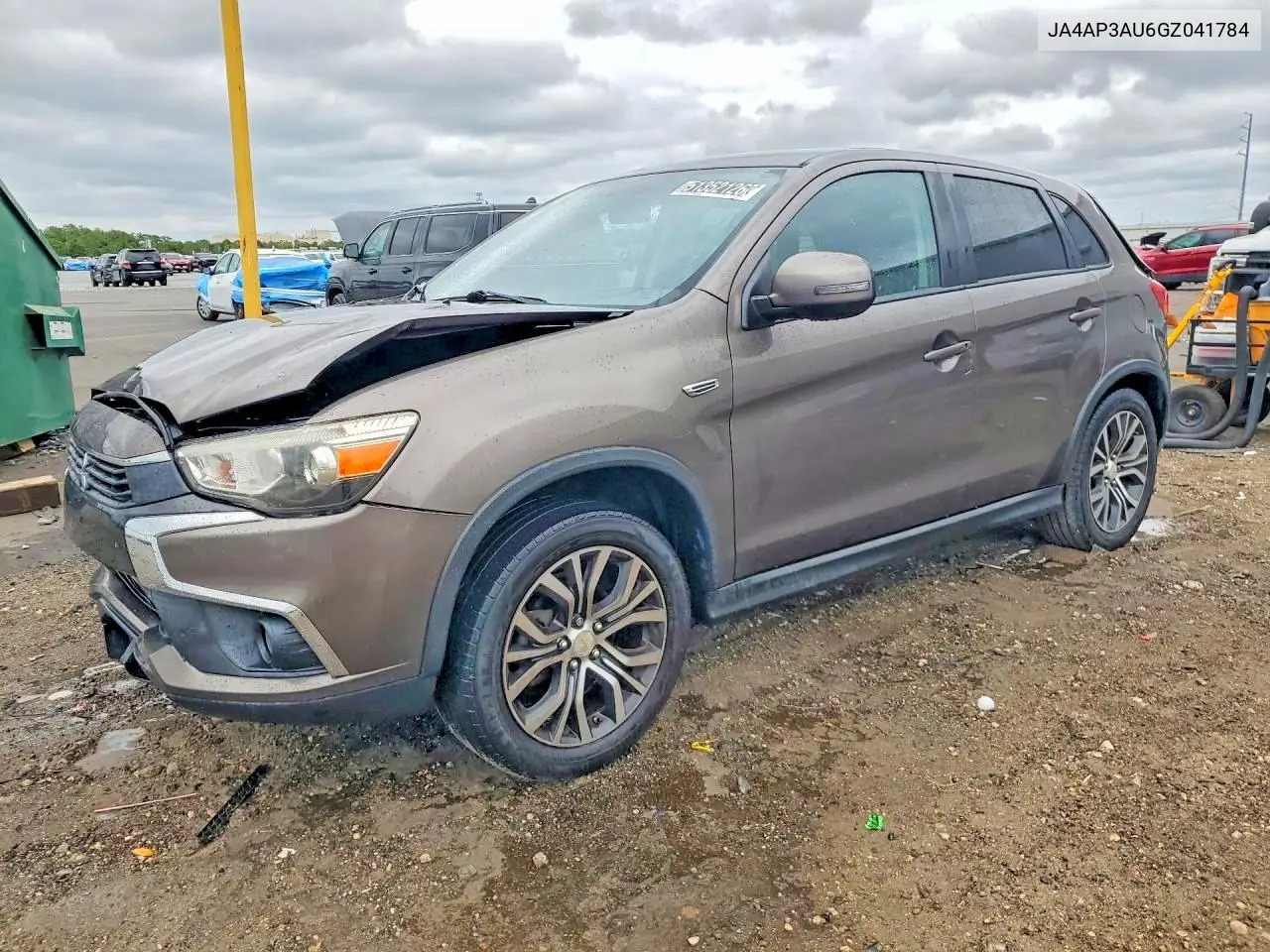 2016 Mitsubishi Outlander Sport Es VIN: JA4AP3AU6GZ041784 Lot: 59950436