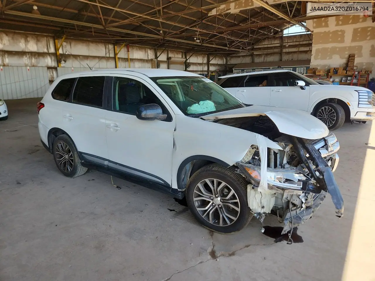 2016 Mitsubishi Outlander Es VIN: JA4AD2A32GZ016794 Lot: 60647236