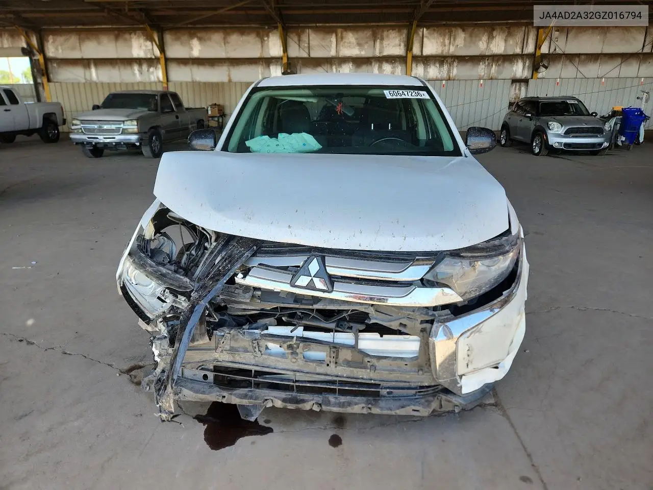 2016 Mitsubishi Outlander Es VIN: JA4AD2A32GZ016794 Lot: 60647236
