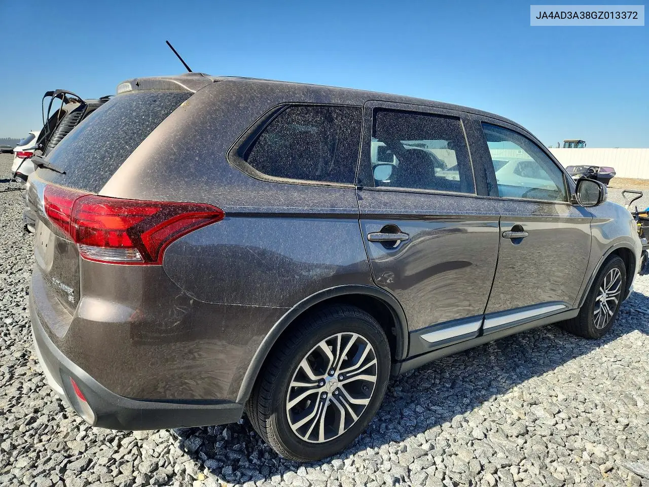 2016 Mitsubishi Outlander Se VIN: JA4AD3A38GZ013372 Lot: 61440616