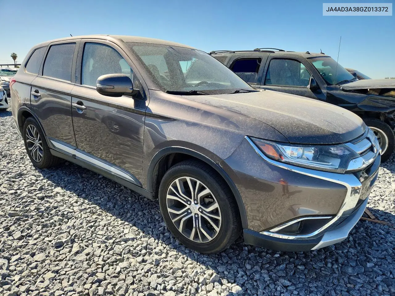 2016 Mitsubishi Outlander Se VIN: JA4AD3A38GZ013372 Lot: 61440616