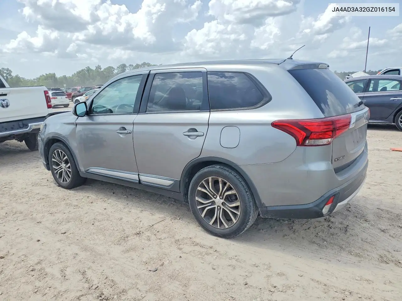 2016 Mitsubishi Outlander Se VIN: JA4AD3A32GZ016154 Lot: 61587426