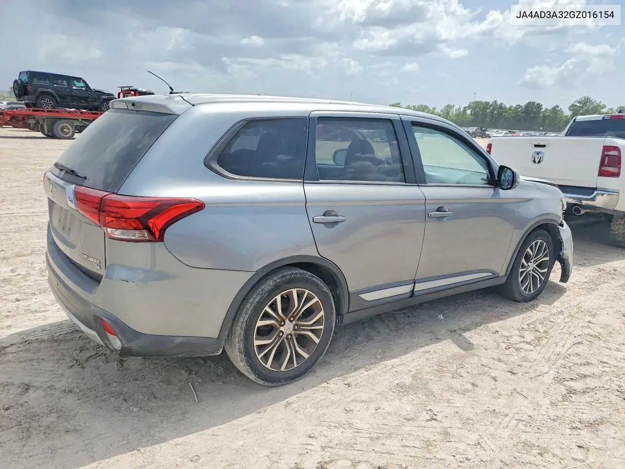 2016 Mitsubishi Outlander Se VIN: JA4AD3A32GZ016154 Lot: 61587426