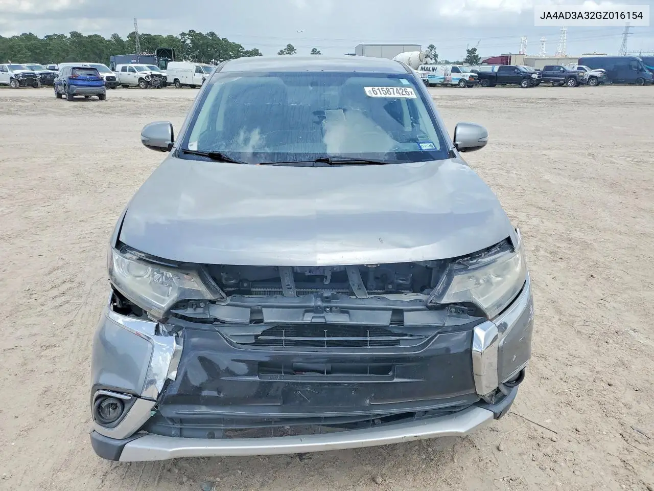 2016 Mitsubishi Outlander Se VIN: JA4AD3A32GZ016154 Lot: 61587426