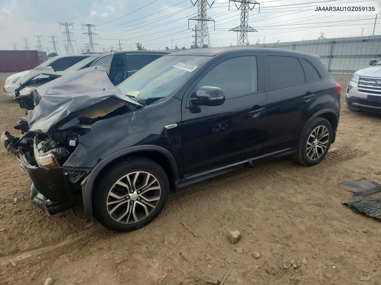 2016 Mitsubishi Outlander Sport Es VIN: JA4AR3AU1GZ059135 Lot: 61720556