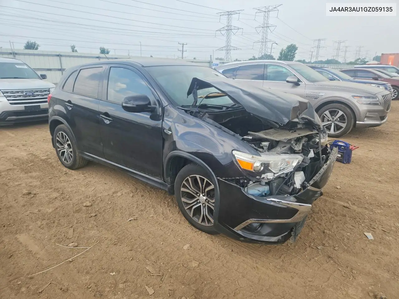 2016 Mitsubishi Outlander Sport Es VIN: JA4AR3AU1GZ059135 Lot: 61720556